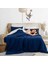 Tek Kişilik %100 Pamuk Ranforce Nevresim Takımı – 160X220 cm Lacivert Lastiksiz Çarşaflı 1