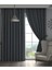 Blackout Antrasit Fon Perde Işık Geçirmez Pilesiz Güneşlik ( Tek Kanat ) Fon, Perde, 1