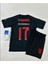 Benfica 2024/25 Yeni Sezon Kerem Aktürkoğlu Deplasman Çocuk Forması 4'lü Set (Black) 1