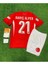 Türkiye 2024 Barış Alper Yılmaz Iç Saha Çocuk Forması 4'lü Set (Euro 2024 Patch) Kırmızı 3