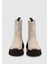 Bej Kadın Bootie 3