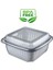 Süzgeçli Kapaklı Sebze Meyve Zeytin Yıkama Saklama Kabı 2.4l 5