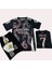 R.madridd 2024/25 Yeni Sezon Vini Jr Konsept Çocuk Forması 4'lü Set (Armalı-Red-Black) 3