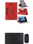 Lenovo Idea Tab TB336FU 11'' Kılıf Uyumlu Standlı Kablosuz Bluetooth Klavye Mouse Set 1