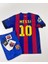 F.c B.a.r.c.e.l.o.n.a 2015 Şampiyonlar Ligi Finali Lionel Messi Nostalji Çocuk Forması (Armalı) 3