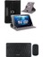Samsung Galaxy Tab A11+ Plus X310 Kılıf Uyumlu Standlı Kablosuz Bluetooth Klavye Mouse Set 1