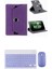 Samsung Galaxy Tab A11 SM-X133 8.7'' Kılıf Uyumlu Standlı Kablosuz Bluetooth Klavye Mouse Set 1