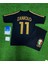 Italya 125.YIL Nicolo Zaniolo Siyah Çocuk Forması 4'lü Set (Black) 1