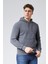 Mooncover Erkek Kapşonlu Kanguru Cepli 3 Iplik Şardonlu Sweatshirt 3