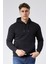 Mooncover Erkek Kapşonlu Kanguru Cepli 3 Iplik Şardonlu Sweatshirt 1