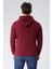 Mooncover Erkek Kapşonlu Kanguru Cepli 3 Iplik Şardonlu Sweatshirt 4