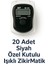20 Adet Siyah Renk Özel Kutulu Dijital Işıklı Zikirmatik Sayaç | Parmak Yüzük Tesbihmatik 1