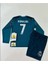 R.e.a.l M.a.d.r.i.d 2018 Cristiano Ronaldo Turkuaz Röveşata Uzun Kol Çocuk Forması 4'lü Set (Armalı) 3