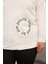 Büyük Beden Taş Baskılı Yazılı Sweatshirt 2