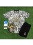 R.madridd Yeni Sezon Dragon Desenli Cristiano Ronaldo Çocuk Forması 3'lü Set (Black-White) 3