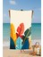 Yapraklar Baskılı Pamuk Plaj Havlusu – Desenli Tasarım – 75X150 cm 2