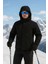 Su ve Rüzgar Geçirmez Kürklü Softshell Erkek Mont 2