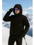 Su ve Rüzgar Geçirmez Kürklü Softshell Erkek Mont 3
