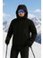 Su ve Rüzgar Geçirmez Kürklü Softshell Erkek Mont 4