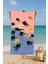 Yüzen Kediler Pamuk Plaj Havlusu – Desenli Tasarım – 75X150 cm 2