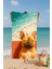 Köpek Desenli Pamuk Plaj Havlusu – Desenli Tasarım – 75X150 cm 2