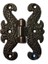 Zamak Kelebek Menteşe - Büyük, 50X67MM, Oksit, 1 Adet 1