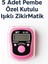 5 Adet Pembe Renk Özel Kutulu Dijital Işıklı Zikirmatik Sayaç | Parmak Yüzük Tesbihmatik 1
