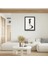 Şapkalı Kadın Silüeti Tablo Uv Baskı | Minimalist Modern Moda Dekor 15X20 20X30 1
