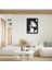 Fro Kadın Portre Tablo Uv Baskı | Minimalist Siyah Beyaz Modern Dekor 15X20 20X30 1