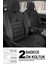 Skoda Rapid Spaceback 1.2 Tsi Green Tec Ambition 2015 Uyumlu Sadece Ön Iki Koltuk Tay Tüyü Oto Kılıf Siyah 1