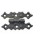 Antika Tarz Dekoratif Pirinç Yıldız Menteşe - 63X36 Mm, Oksit 1