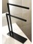 Modern Metal Havlu Askısı Tezgah Üstü Havlu Asacağı Minimalist Ikili Havluluk Banyo Toparlayıcı 5