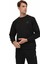 M-Watts Cneck 5pr Siyah Erkek Sweatshirt 1