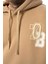 Baskılı Nakışlı Kapüşonlu Sweatshirt 3