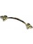 Buğz Dekoratif Zamak Yaprak Kulp - 96MM, Sarı, 1 Adet 1