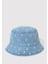 Kalp Nakışlı Denim Bucket Şapka 1913100-82324 14