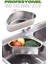 Inox Lavabo Köşe Süzgeci Organizer 304 Paslanmaz Çelik 1