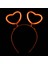 Glow Stick Karanlıkta Yanan Fosforlu Kalp Taç 12 Adet (5047) 5