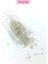 Dökme Cam Kum Boncuk (8/0) 3 mm - 20 Gram - Şeffaf Beyaz - BNC156 1