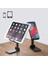 Siyah Aynalı Cep Telefonu Sabitleyici Stand Katlanabilir Ayarlanabilir Telefon Standı (5047) 1