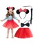 Minnie Mouse Kostüm Seti Etek Taç Kuyruk Papyon Gösteri Seti (5047) 1