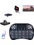 Mini Klavye Gaming Pc Playstation Ledli Mouse Rgb Mouse Bluetooth USB 3