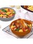 Renkli Isıya Dayanıklı Yıkanılabilir Silikon Fırın ve Airfryer Yuvarlak Model Pişirme Matı 20 cm (5047) 5