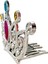 Gümüş Renk Taraklı Model Prenses Kraliçe Tacı 2 No 12X7 cm (5047) 4