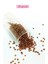 Dökme Cam Kum Boncuk (8/0) 3 mm - 20 Gram - Şeffaf Kahve - BNC157 1
