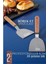 Mutfak Spatulası- Hamur Börek Et Spatulası 10,5 ve 12 cm 2 Li Set 1