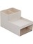 Tek Çekmeceli + 3 Bölmeli Plastik Makyaj - Takı Organizer 16X9.5CM - Y: 5--9.5cm (5047) 1