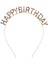 Rengarenk Kristal Taşlı Ekstra Lüks Gümüş Kaplama Happy Birthday Taç 16X17 cm (5047) 1