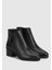 Siyah Deri Kadın Bot 2