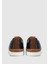 Siyah Deri Erkek Sneaker 4